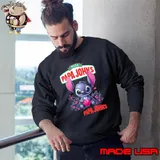 Papa John's Pizza Baby Stitch Flower Hug Heart s Sweatshirt