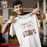 Snoopy Fourth Of July America Happy Freedom Shirt