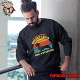 The legendary dachshund short legs big attitude retro sunset T-Shirt