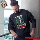 Thin Green Line Skull Never Mistake My Silence For Weakness Shirt Sweatshirt