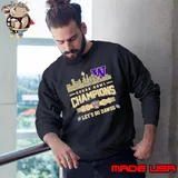 Washington Huskies Skyline Players Names 2024 Sugar Bowl Champions Let’s Go Dawgs Shirt