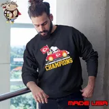 2024 american football conference champions snoopy kansas city chiefs shirt