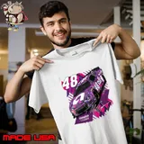 Alex Bowman Charcoal Ally American professional stock car racing driver T-Shirt Unisex