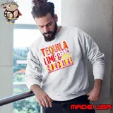 Awesome tequila lime and sunshine cinco de mayo s Sweatshirt