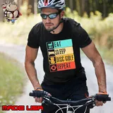 Eat Sleep Disc Golf Repeat Vintage Shirt