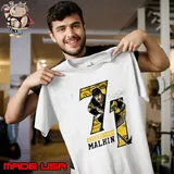 Evgeni Malkin Signature Russian professional ice hockey centre Pittsburgh Offset T-Shirt Unisex