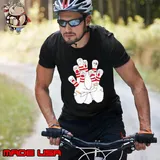 Funny cartoon Bowling Scared Bowling Pins Sport Bowler Shirt Unisex