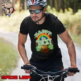 Happy Go Lucky Rainbow St patrick's Day T-Shirt