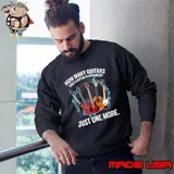 How Many Guitars Does A Guitar Player Need Just One More Music Notes T-Shirt