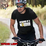 Husband of a Warrior Endometriosis Awareness T-Shirt Unisex