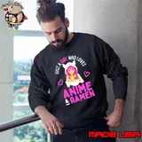 Just a Girl Who Loves Anime and Ramen Bowl Japanese Girls Shirt Sweatshirt