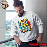 Level 100 Days Of School Unlocked Boys Gamer Video Games Shirt Sweatshirt