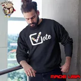 Love vote feminist heart lgbt s Sweatshirt