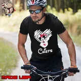 Mickey heart Kansas City Chiefs shirt
