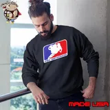 Motocross Pro Blue Red Dirt Bike Shirt Sweatshirt
