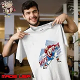 Nathan Mackinnon Signature Canadian professional ice hockey centre Superstar Pose T-Shirt Unisex