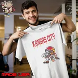 NFL Kansas City Chiefs Football Helmet Run Vintage Shirt