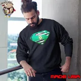 Oakland Athletics Usa Flag Inside Superman Ts Sweatshirt