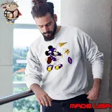 Official mickey mouse player Minnesota Vikings Disney football shirt
