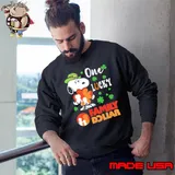 One Lucky Family Dollar Snoopy St Patrick's Day s Sweatshirt