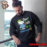 One Lucky Walmart Snoopy St Patrick's Day s Sweatshirt