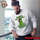Original outside I’m hootin’ inside I’m hollerin’ s Sweatshirt