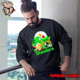 Pittsburgh Steelers Baby Yoda Happy St.Patrick’s Day Shamrock shirt