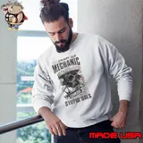 Premium i am Grumpy Old Mechanic can't fix stupid can fix stupid does skull shirt