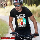 Premium my Bowling Technique Is Top Secret What Doing Retro Bowling Bowler Shirt Unisex