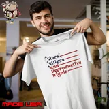 Stars stripe and reproductive rights Feminist shirt