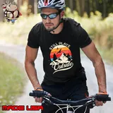 Still Plays Outside Mountain Vintage Sunset Camping Camper T-Shirt