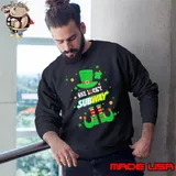 Subway St Patrick's Day elf symbol s Sweatshirt