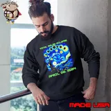 Total solar eclipse starry night April 08 2024 s Sweatshirt