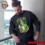 Zombie St Patrick's Day Beer Let's Get Creepy Shirt Sweatshirt