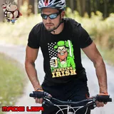 Zombie St Patrick's Day Feeling Irish Beer USA Flag Shirt Unisex