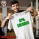 0% Irish St Patrick’s day shirt