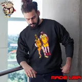Awesome lebron and Anthony Davis king and Ad Player Football Lakers T-Shirt
