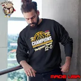 Gibson Southern Lady Titans 2024 IHSAA State Girl Basketball Conference Champions Undefeated Season 12 0 Shirt Sweatshirt