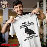 I love it when people think they are going punish me by not talking to me cat wine shirt