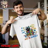 If You Want To Be Cool Just Be Yourself Cat Autism Awareness T-Shirt Unisex