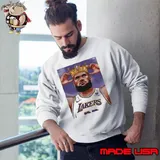 Lebron James Crown 40K Point Los Angeles Lakers basketball s Sweatshirt