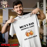 Mick’s Bar haddonfield illionois ice cold beer T-Shirt Unisex
