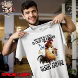 My Nice Button Is Out Of Order But My Bite Me Chicken Butterfly s Unisex