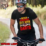 Never Underestimate An Old Man Who Plays Darts T-Shirt