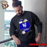 New York Yankees Snoopy And Woodstock The Peanuts Baseball Shirt