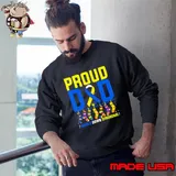 Nice proud Father World Down Syndrome Dad 2024 T-Shirt