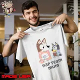 Original bluey Nap Team Mum Read Book shirt