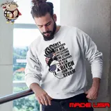 Original they whispered to her you cannot the storm she whispered bitch skull sunglasses usa flag s Sweatshirt