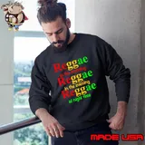 Reggae In The Morning In The Evening Music Lover Rasta Jamaica T-Shirt