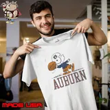 Snoppy Peanuts Auburn Tigers Football shirt